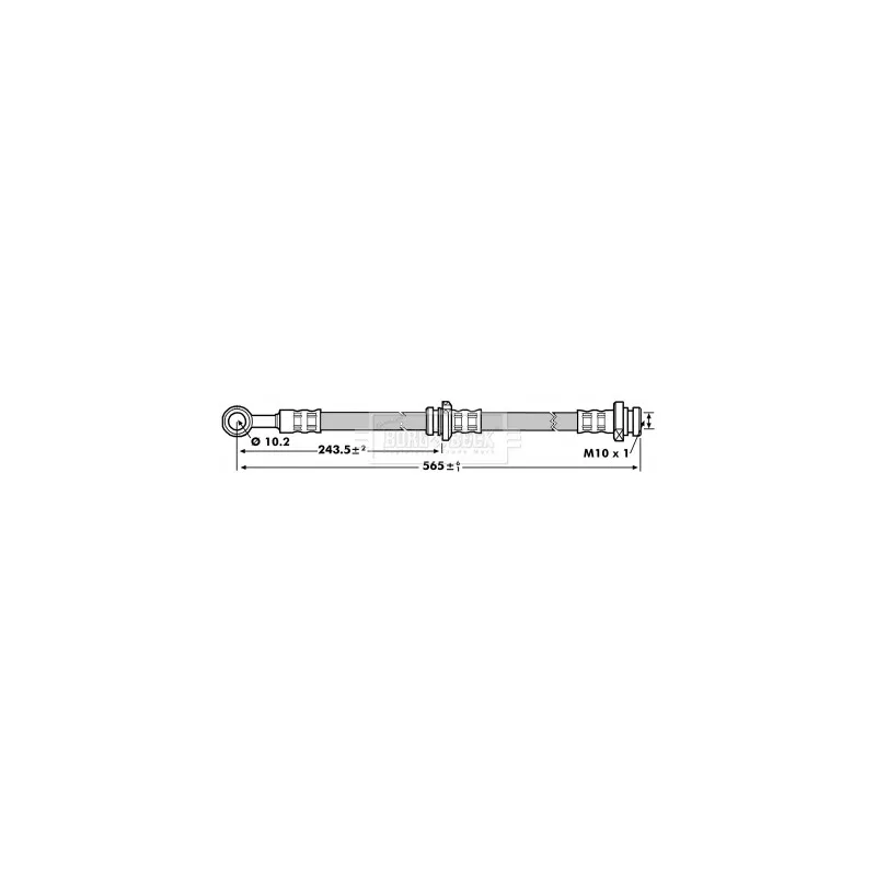 Flexible de frein BORG & BECK BBH7141