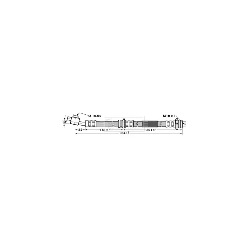 Flexible de frein BORG & BECK BBH7143