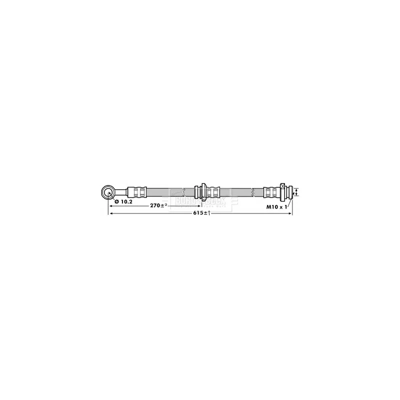 Flexible de frein BORG & BECK BBH7145