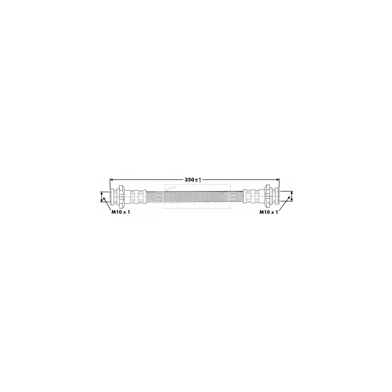 Flexible de frein BORG & BECK BBH7147