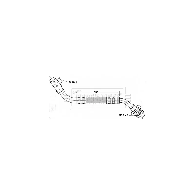Flexible de frein BORG & BECK BBH7155