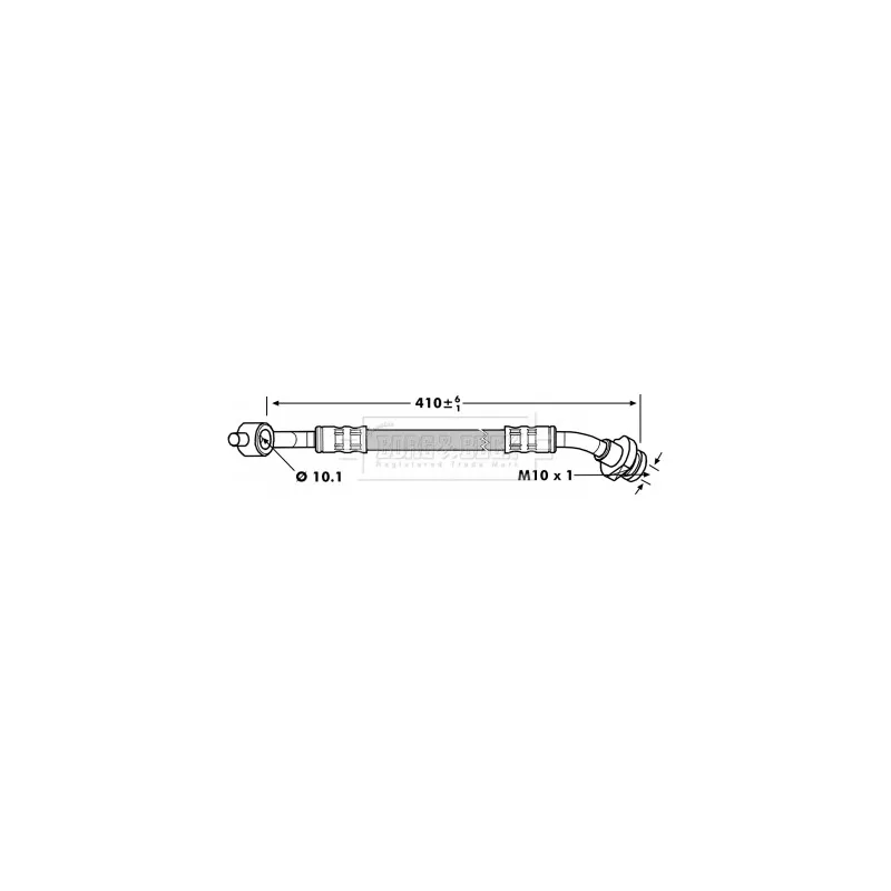 Flexible de frein BORG & BECK BBH7156