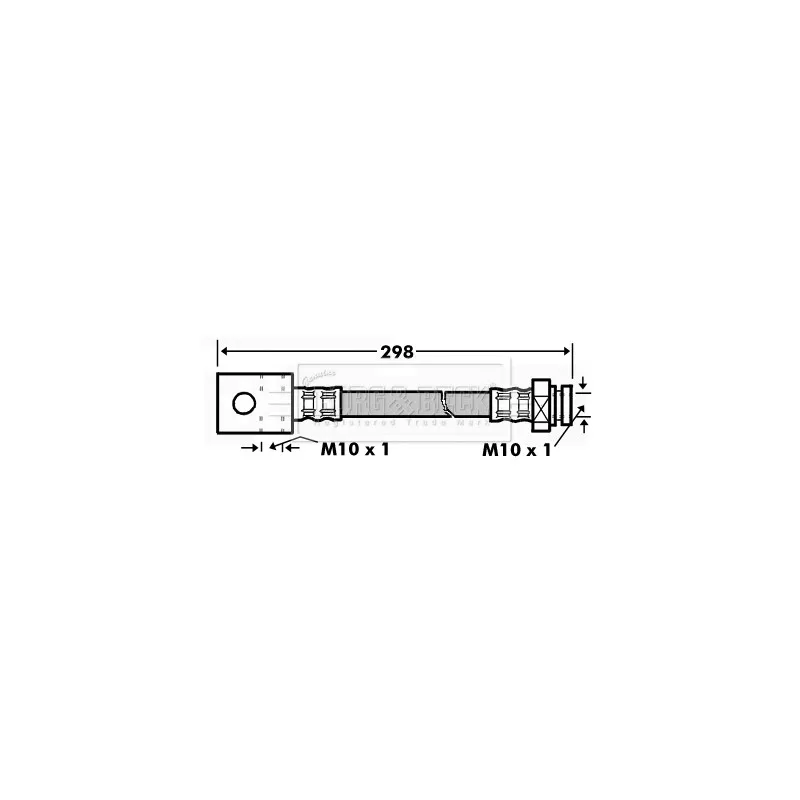 Flexible de frein BORG & BECK BBH7163