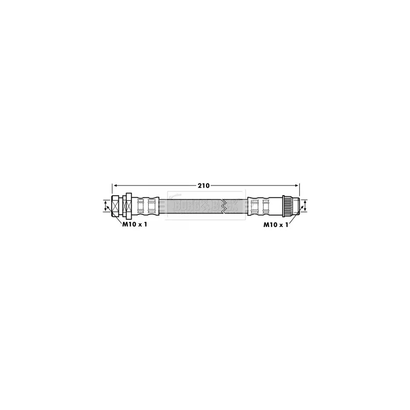 Flexible de frein BORG & BECK BBH7173