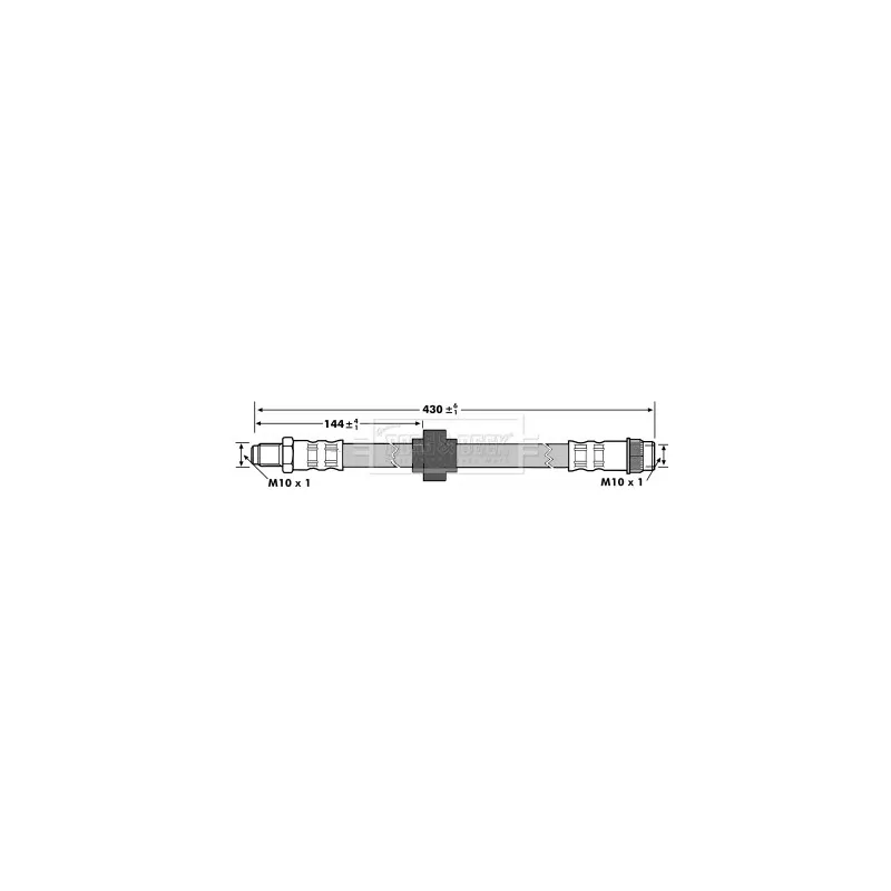 Flexible de frein BORG & BECK BBH7177