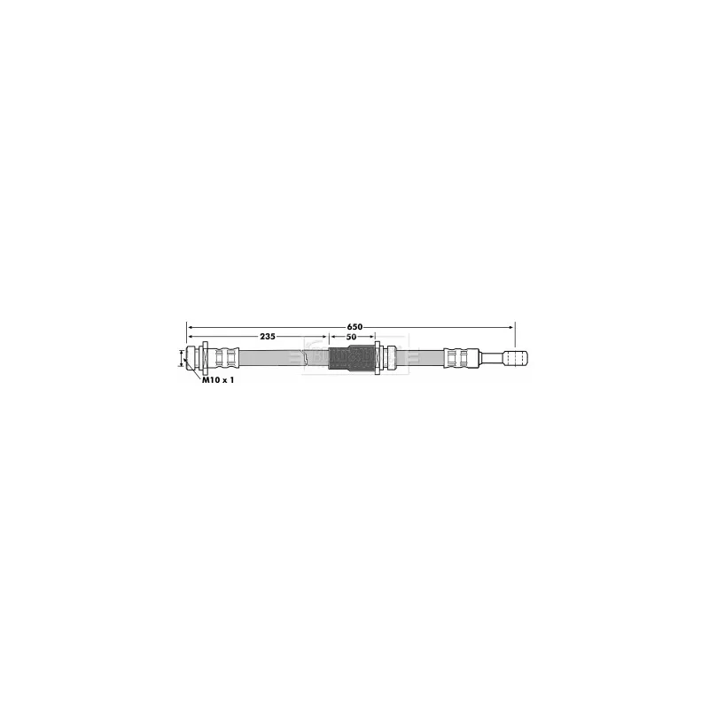 Flexible de frein BORG & BECK BBH7182