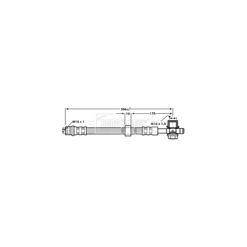 Flexible de frein BORG & BECK BBH7185
