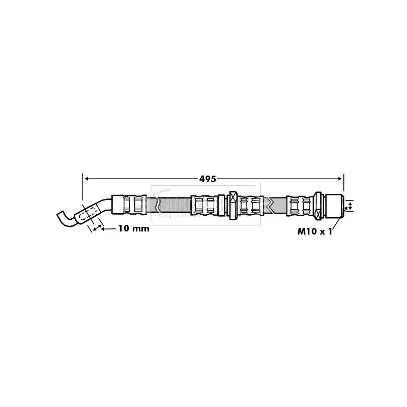 Flexible de frein BORG & BECK BBH7197