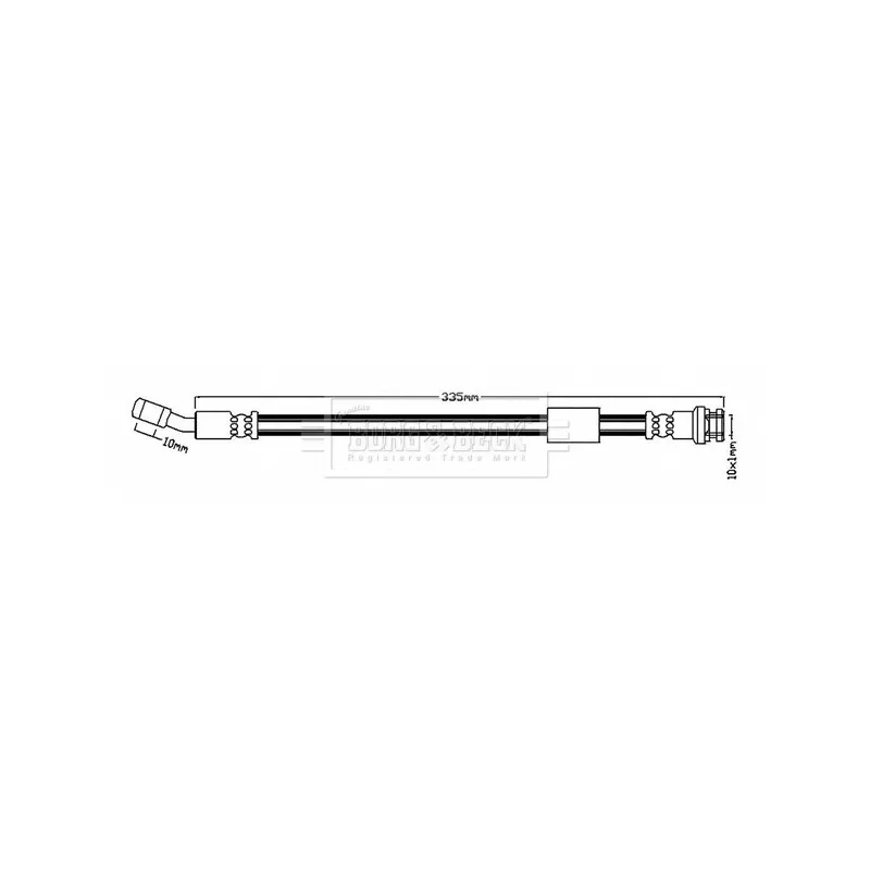 Flexible de frein BORG & BECK BBH7212
