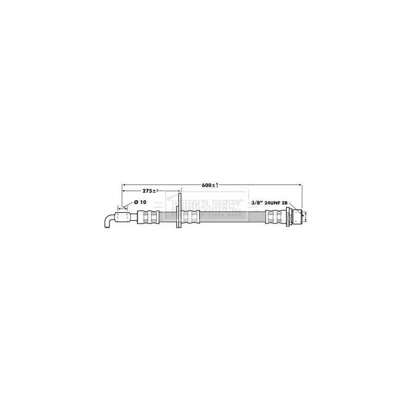 Flexible de frein BORG & BECK BBH7214