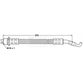 Flexible de frein BORG & BECK BBH7215