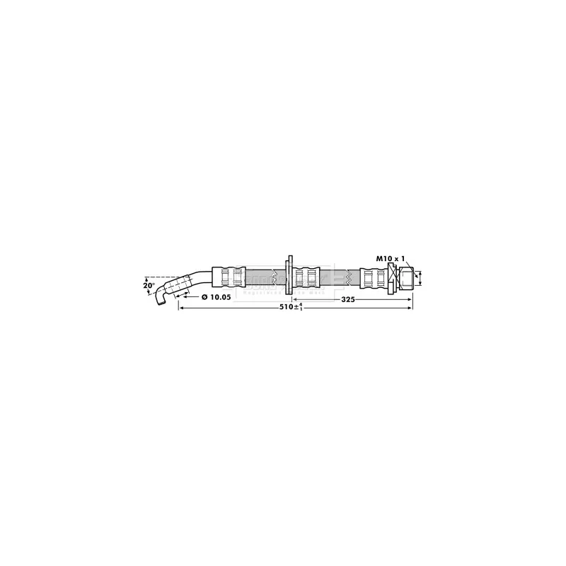 Flexible de frein BORG & BECK BBH7217