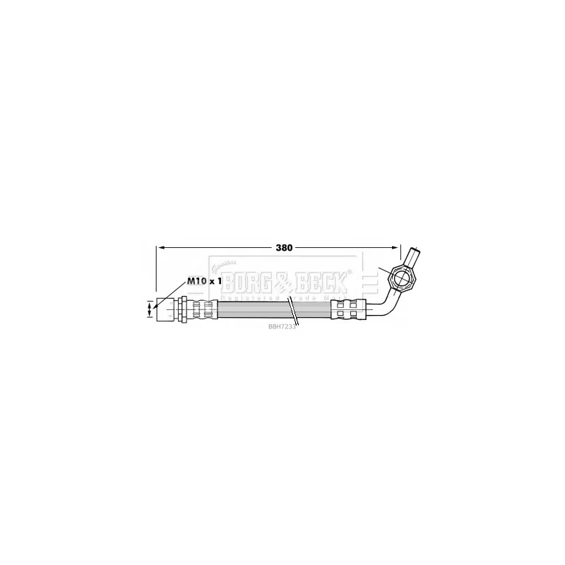 Flexible de frein BORG & BECK BBH7233