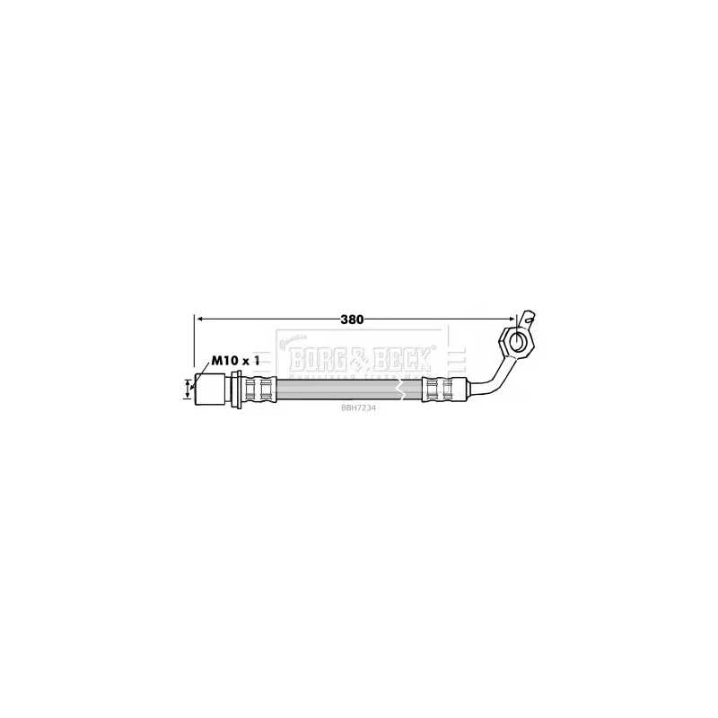 Flexible de frein BORG & BECK BBH7234