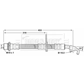 Flexible de frein BORG & BECK BBH7240