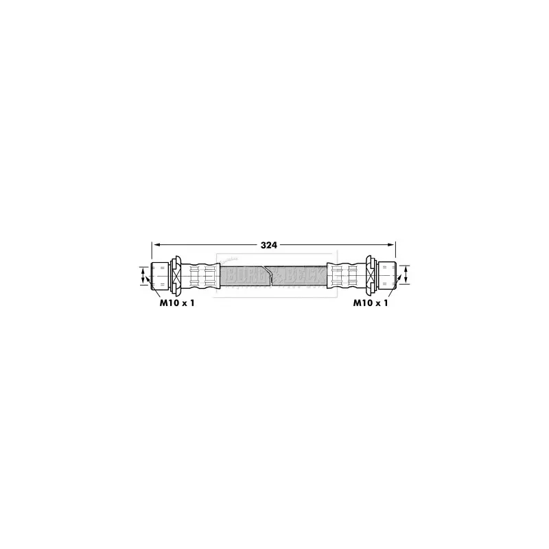Flexible de frein BORG & BECK BBH7243