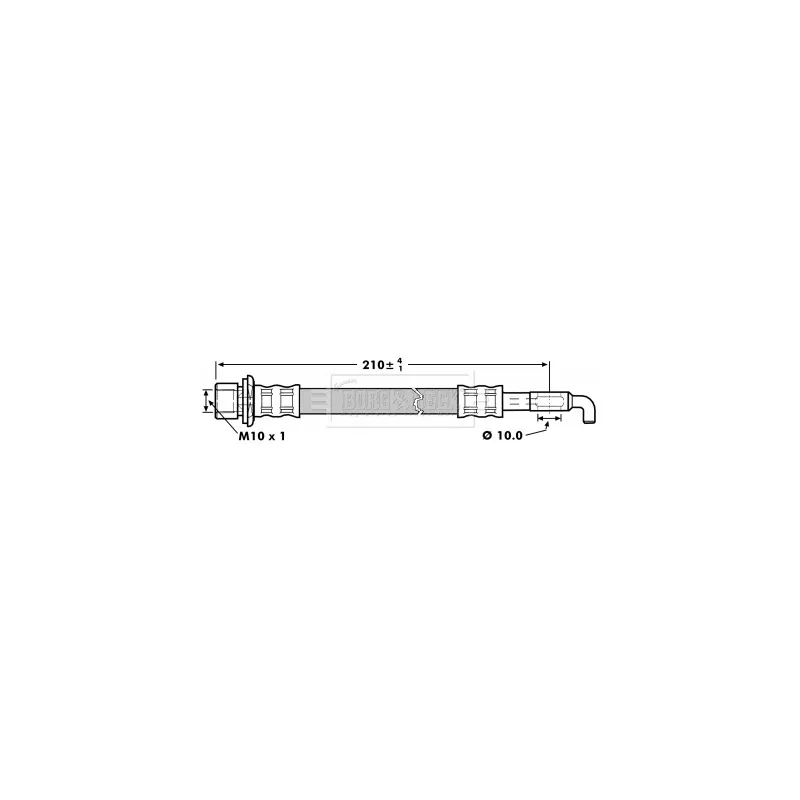 Flexible de frein BORG & BECK BBH7260