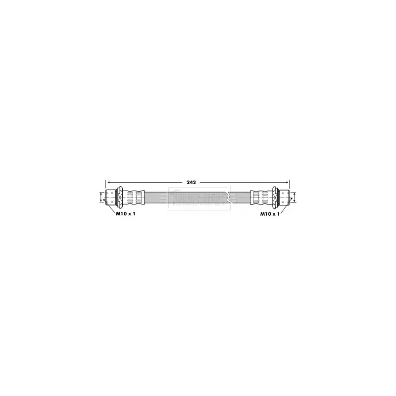 Flexible de frein BORG & BECK BBH7265