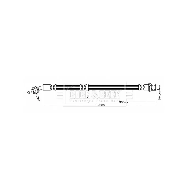 Flexible de frein BORG & BECK BBH7269