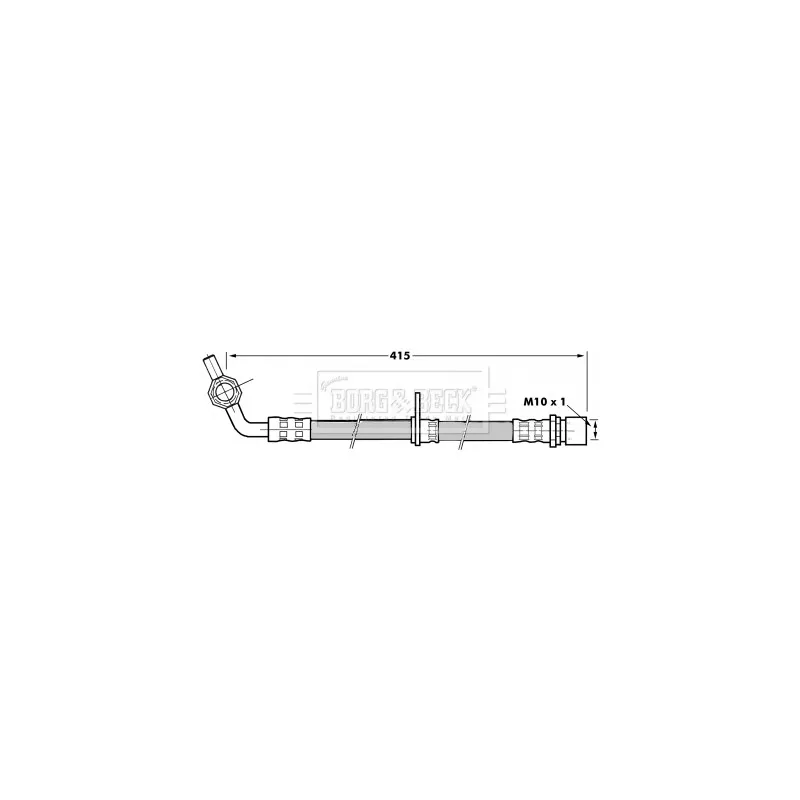 Flexible de frein BORG & BECK BBH7279