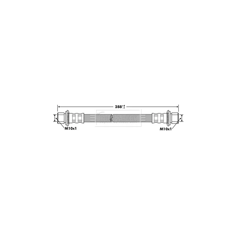 Flexible de frein BORG & BECK BBH7283