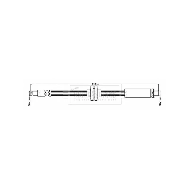 Flexible de frein BORG & BECK BBH7293