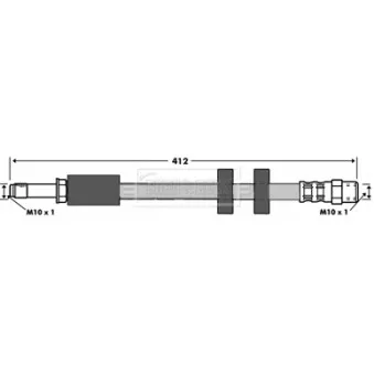 Flexible de frein BORG & BECK BBH7295