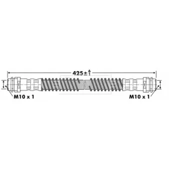 Flexible de frein BORG & BECK BBH7301