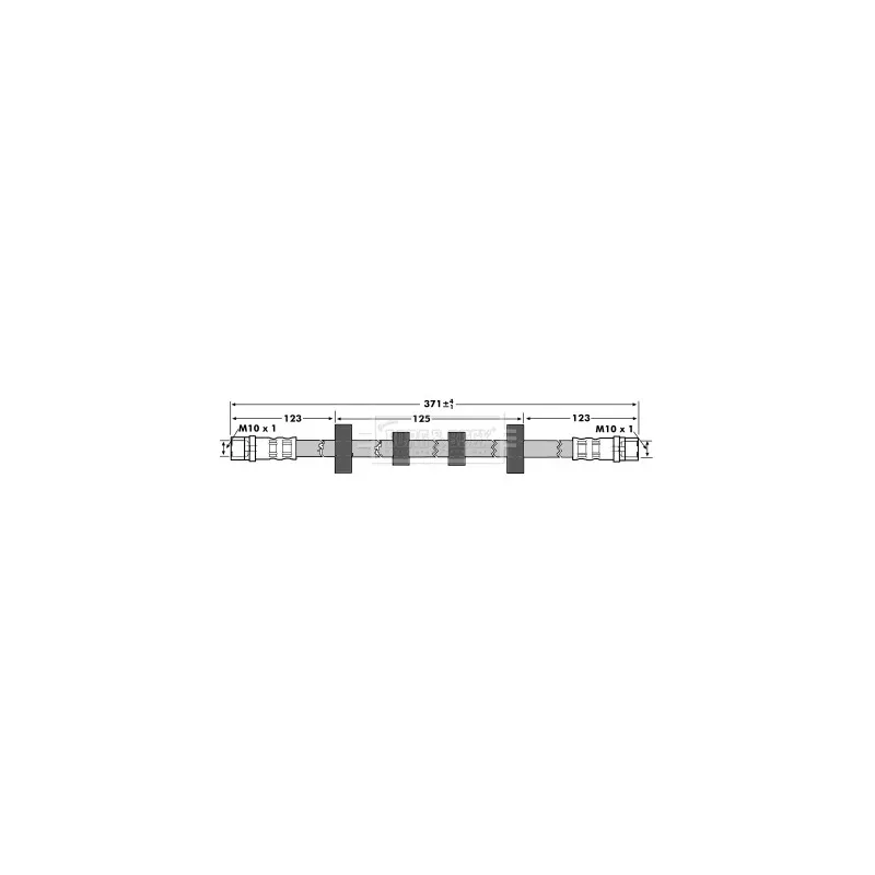 Flexible de frein BORG & BECK BBH7302