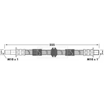 Flexible de frein BORG & BECK BBH7305