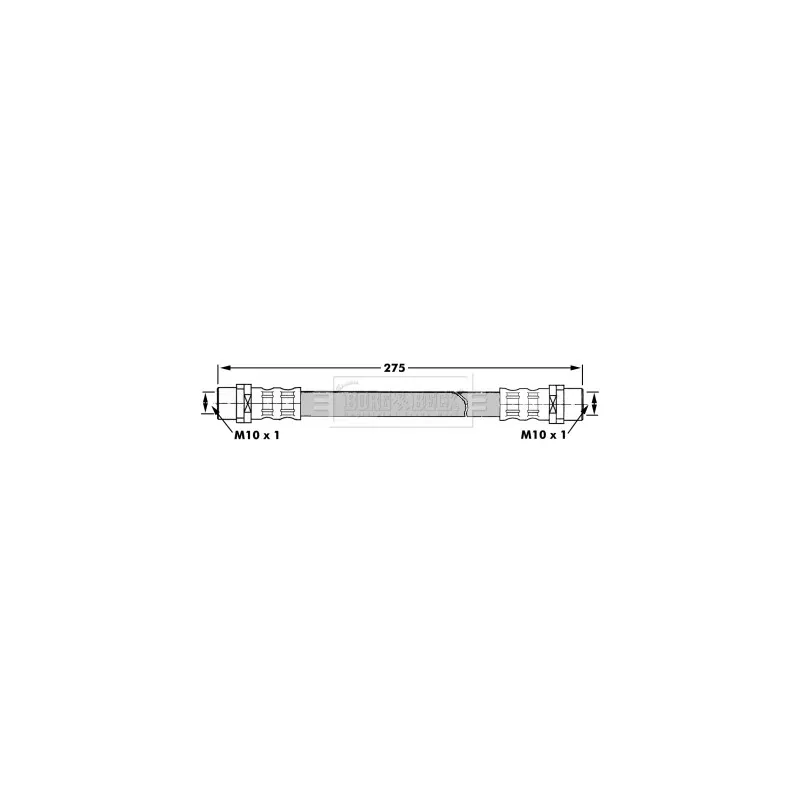 Flexible de frein BORG & BECK BBH7306
