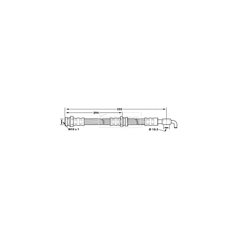 Flexible de frein BORG & BECK BBH7313