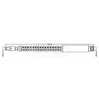 Flexible de frein BORG & BECK BBH7323