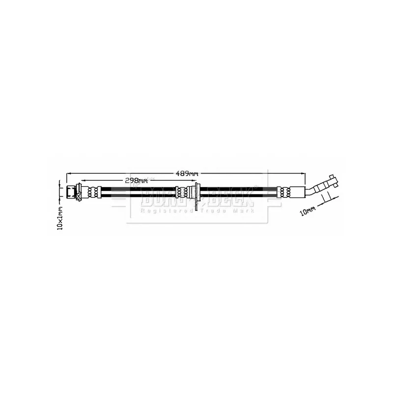Flexible de frein BORG & BECK BBH7338