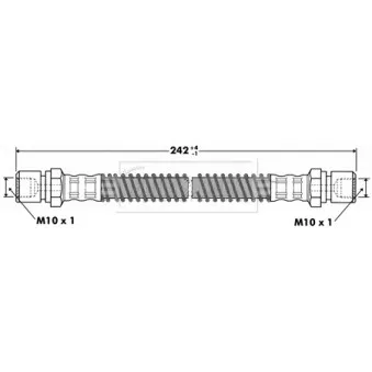 Flexible de frein BORG & BECK BBH7343