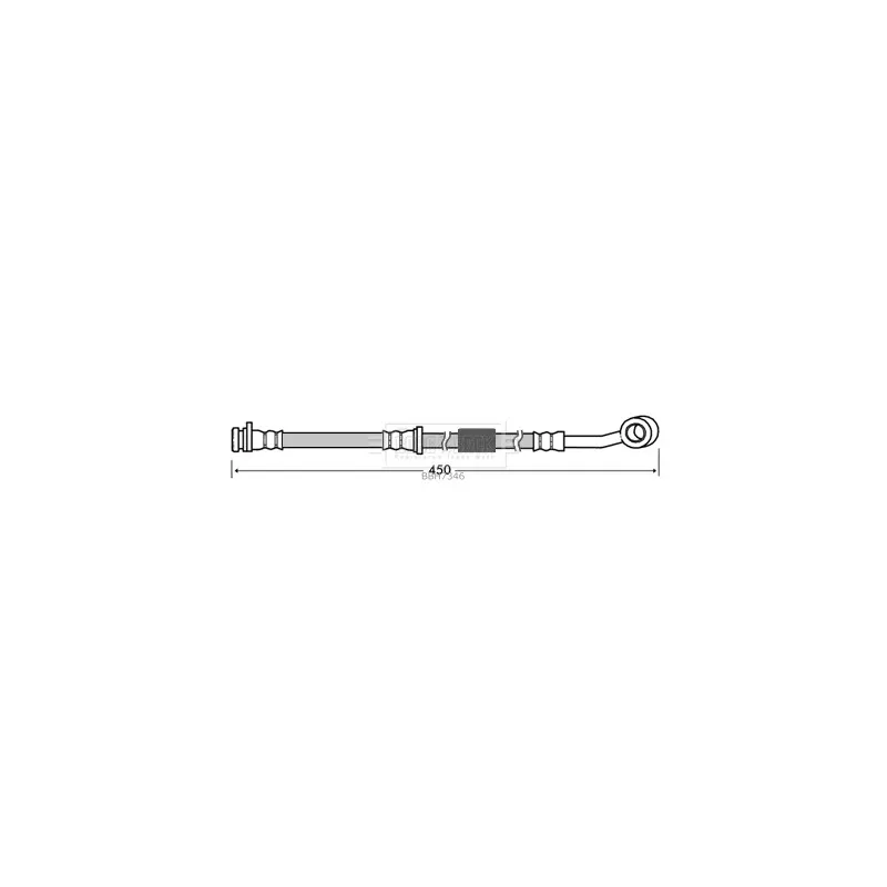 Flexible de frein BORG & BECK BBH7346
