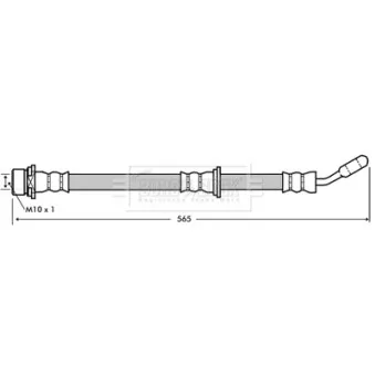 Flexible de frein BORG & BECK BBH7351