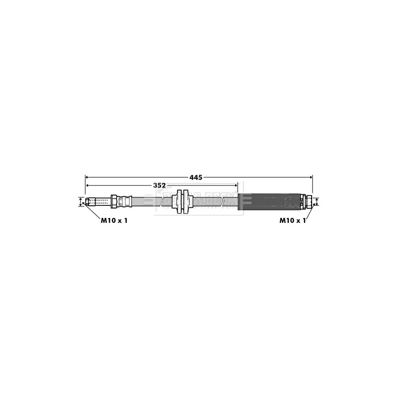 Flexible de frein BORG & BECK BBH7360
