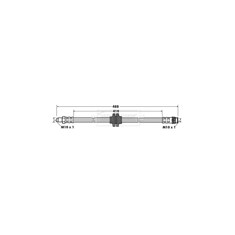 Flexible de frein BORG & BECK BBH7364