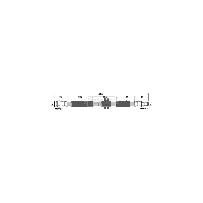 Flexible de frein BORG & BECK BBH7374