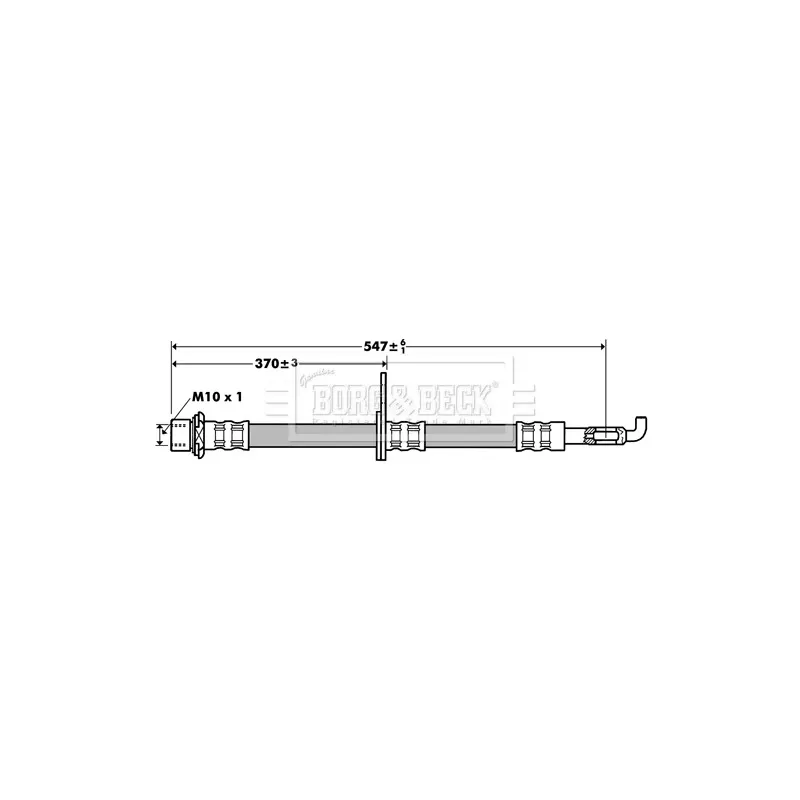 Flexible de frein BORG & BECK BBH7387