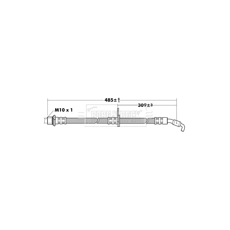 Flexible de frein BORG & BECK BBH7388