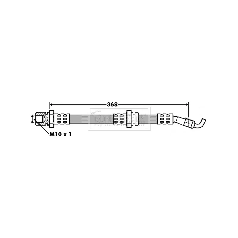 Flexible de frein BORG & BECK BBH7402