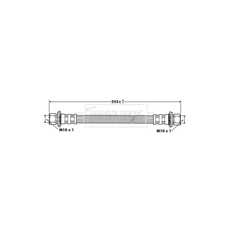 Flexible de frein BORG & BECK BBH7419