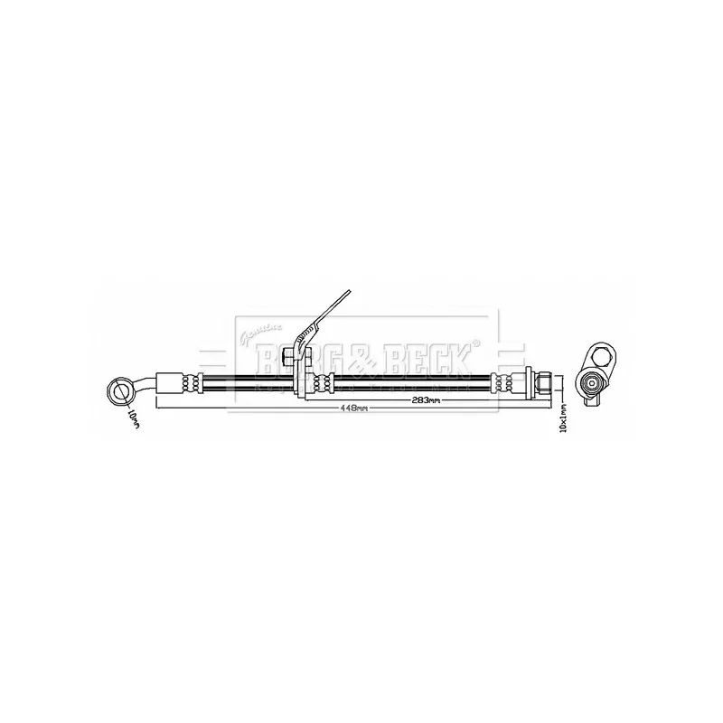 Flexible de frein BORG & BECK BBH7436