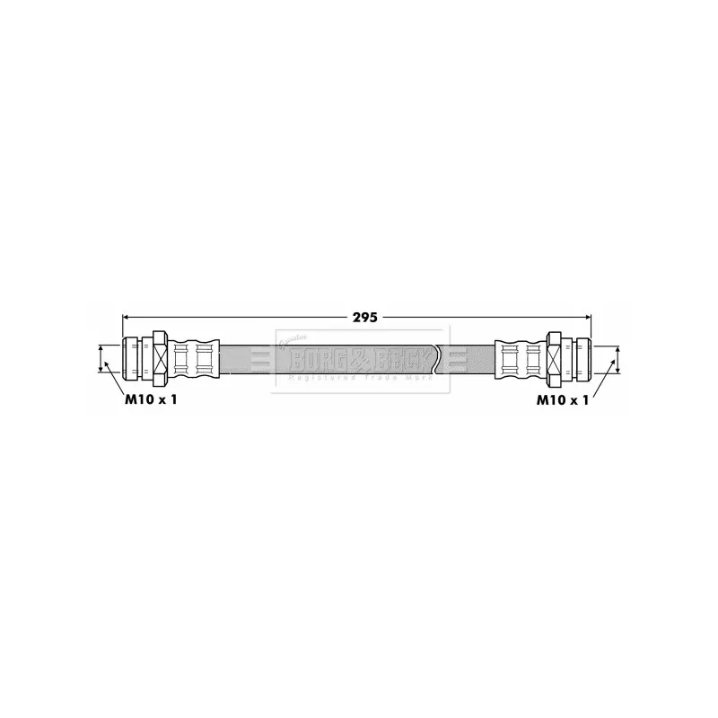 Flexible de frein BORG & BECK BBH7452