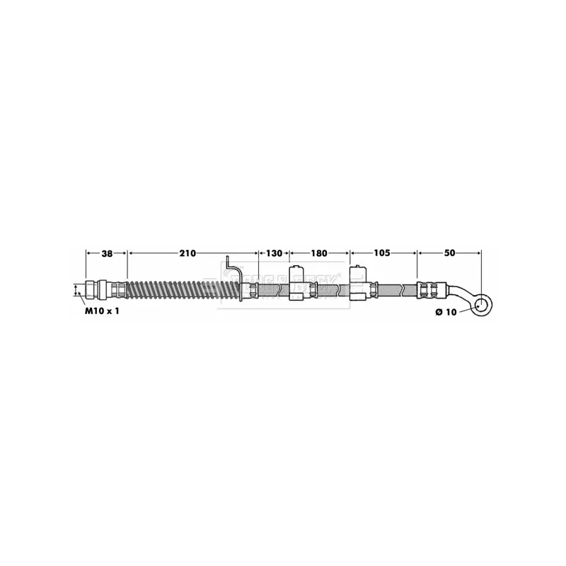 Flexible de frein BORG & BECK BBH7455