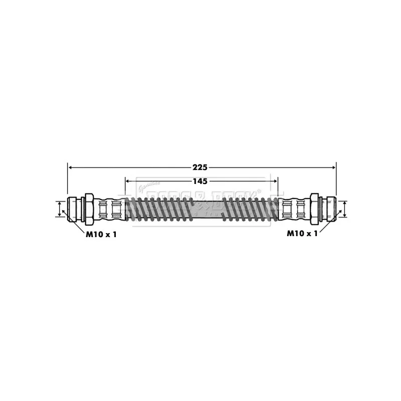 Flexible de frein BORG & BECK BBH7459
