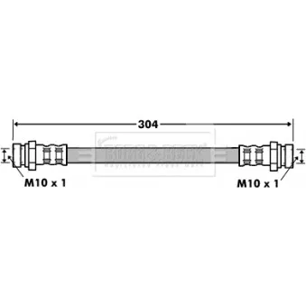 Flexible de frein BORG & BECK BBH7469