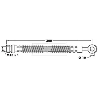 Flexible de frein BORG & BECK BBH7470